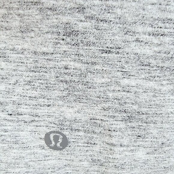 Lululemon Women's Heathered Space Dyed Medium Grey Long Sleeve Hooded Jacket 6 - Picture 7 of 10